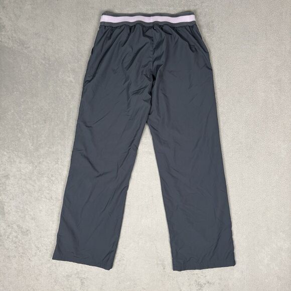 Vintage Y2K Nike Track Pants Womens Large Essential Wide Leg Baggy Jogger Sweats - Picture 2 of 13